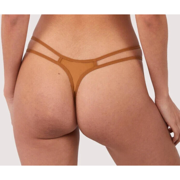 Thistle and Spire Panties 3X Liquid Gold Medusa Sheer Thong Snakes Cobra Revolve - Picture 3 of 8